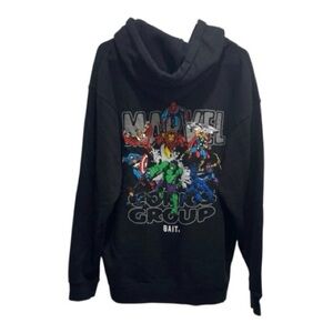 BAIT x Marvel Comics Avengers Group Men's Hoodie Size Large NWOT